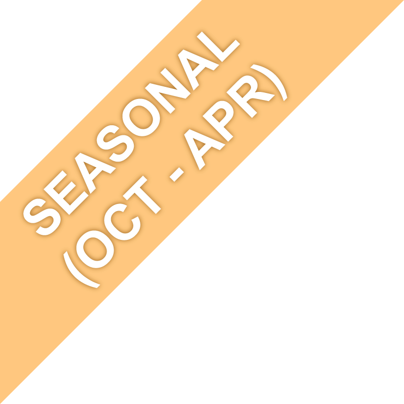 Seasonal (Oct. - Apr.)