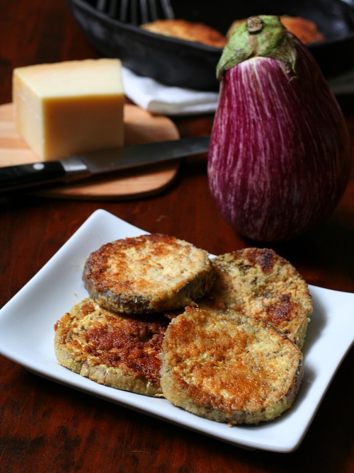 Thumbnail for Garlic Parmesan Fried Eggplant