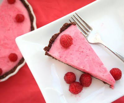 Thumbnail for Frozen Raspberry Mousse Tart with Chocolate Crust