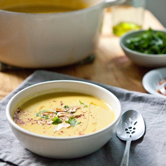 Thumbnail for Creamy Curried Cauliflower Soup