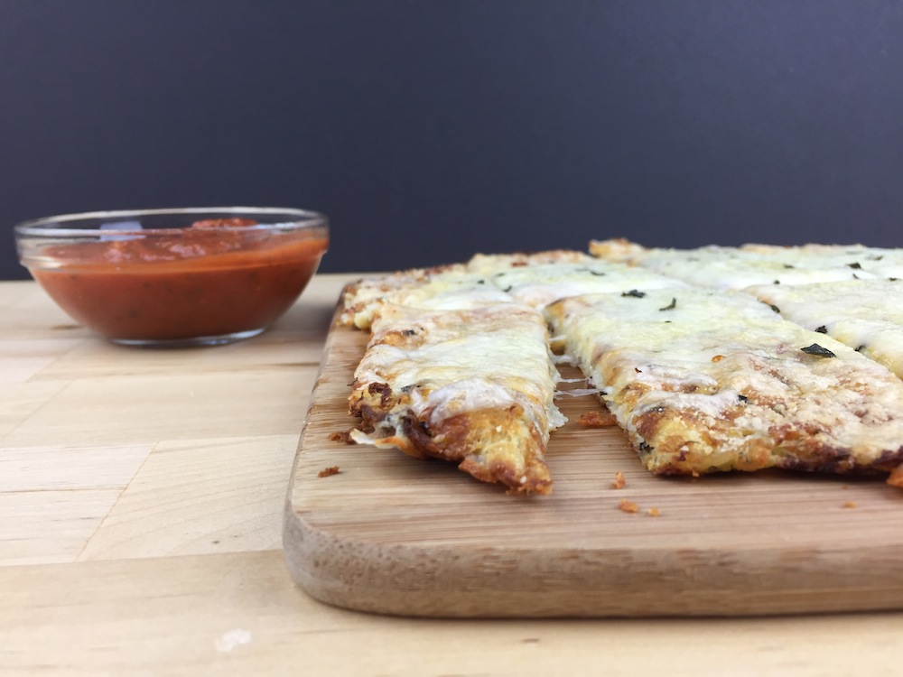 Thumbnail for Low Carb Gluten Free Cheesy Breadsticks