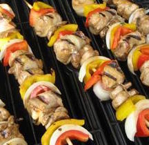 Thumbnail for Grilled Chili Ginger Chicken Kebabs