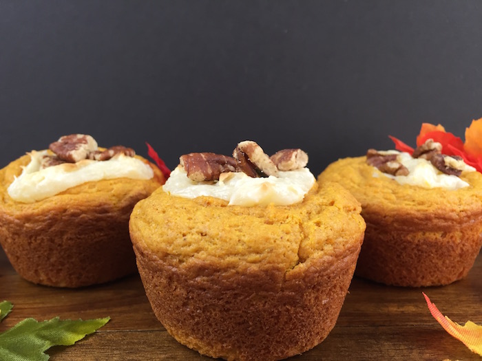 Thumbnail for Low Carb Pumpkin Cheesecake Muffins