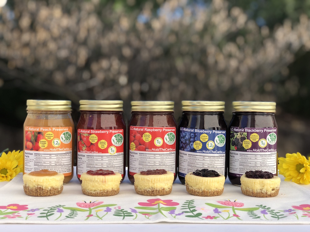 Thumbnail for Low Carb Cheesecake Bites with Fruit Preserves