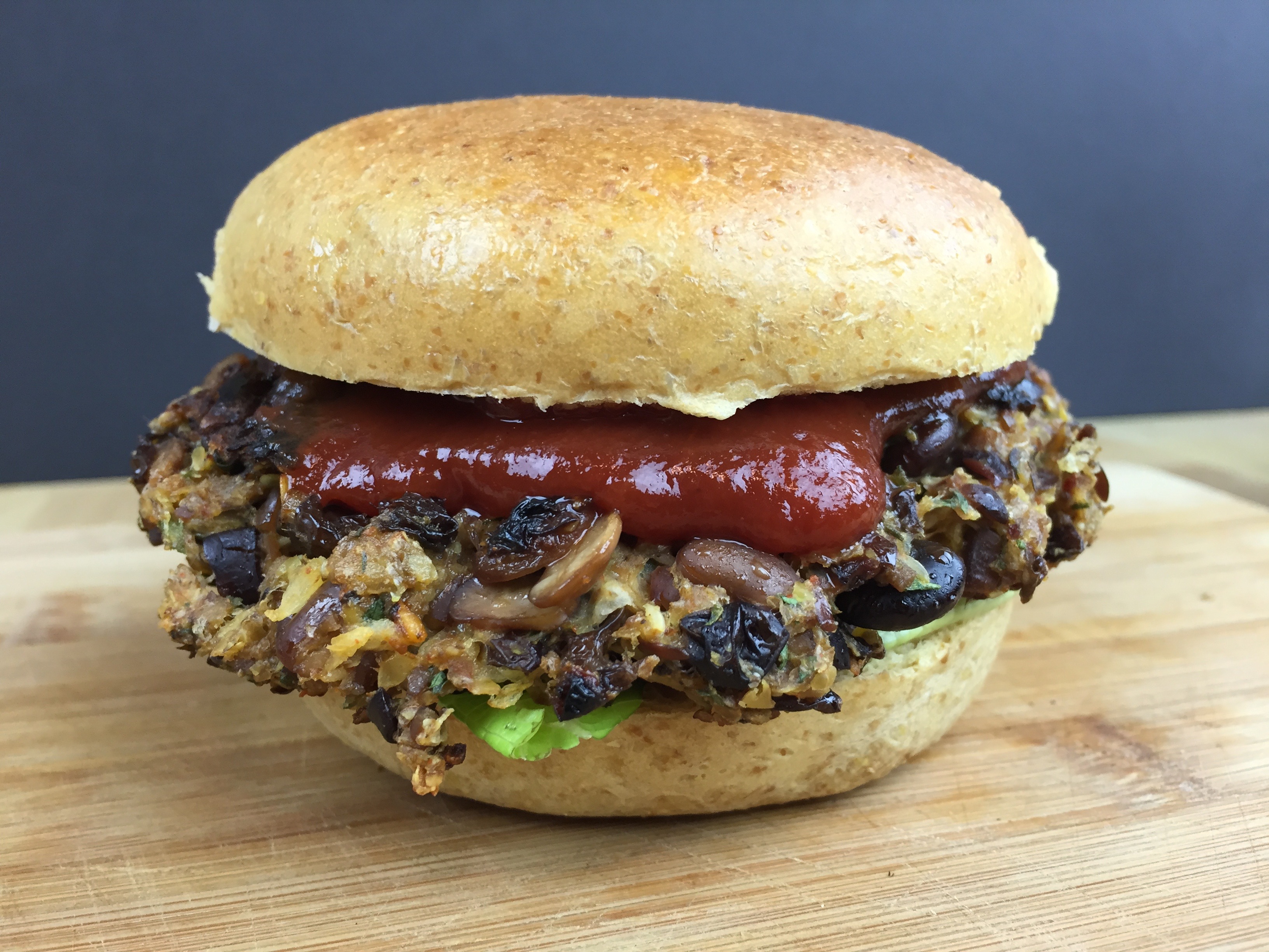Thumbnail for Low Carb Southwestern Black Soybean Burgers