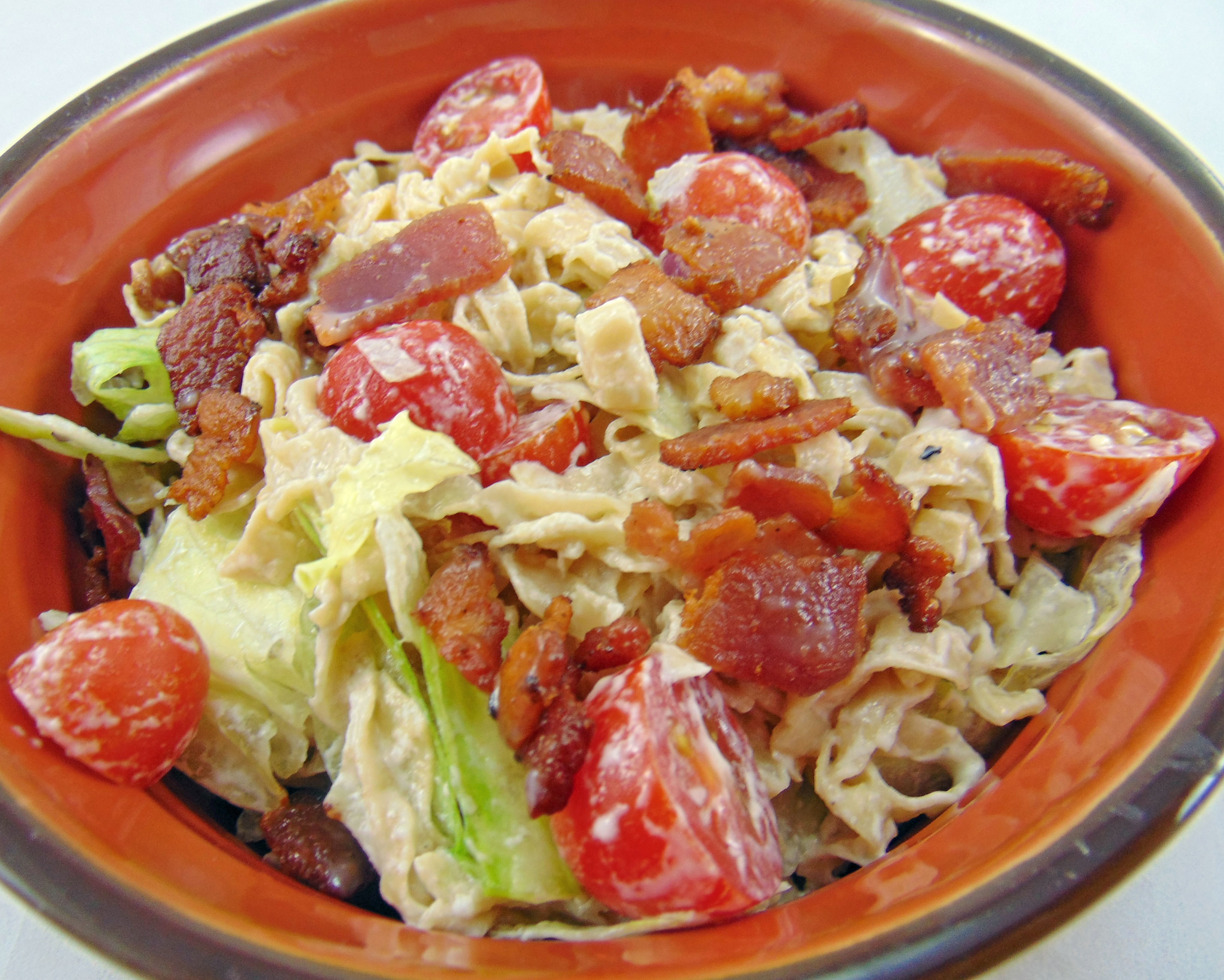 Thumbnail for Low Carb BLT Pasta Salad