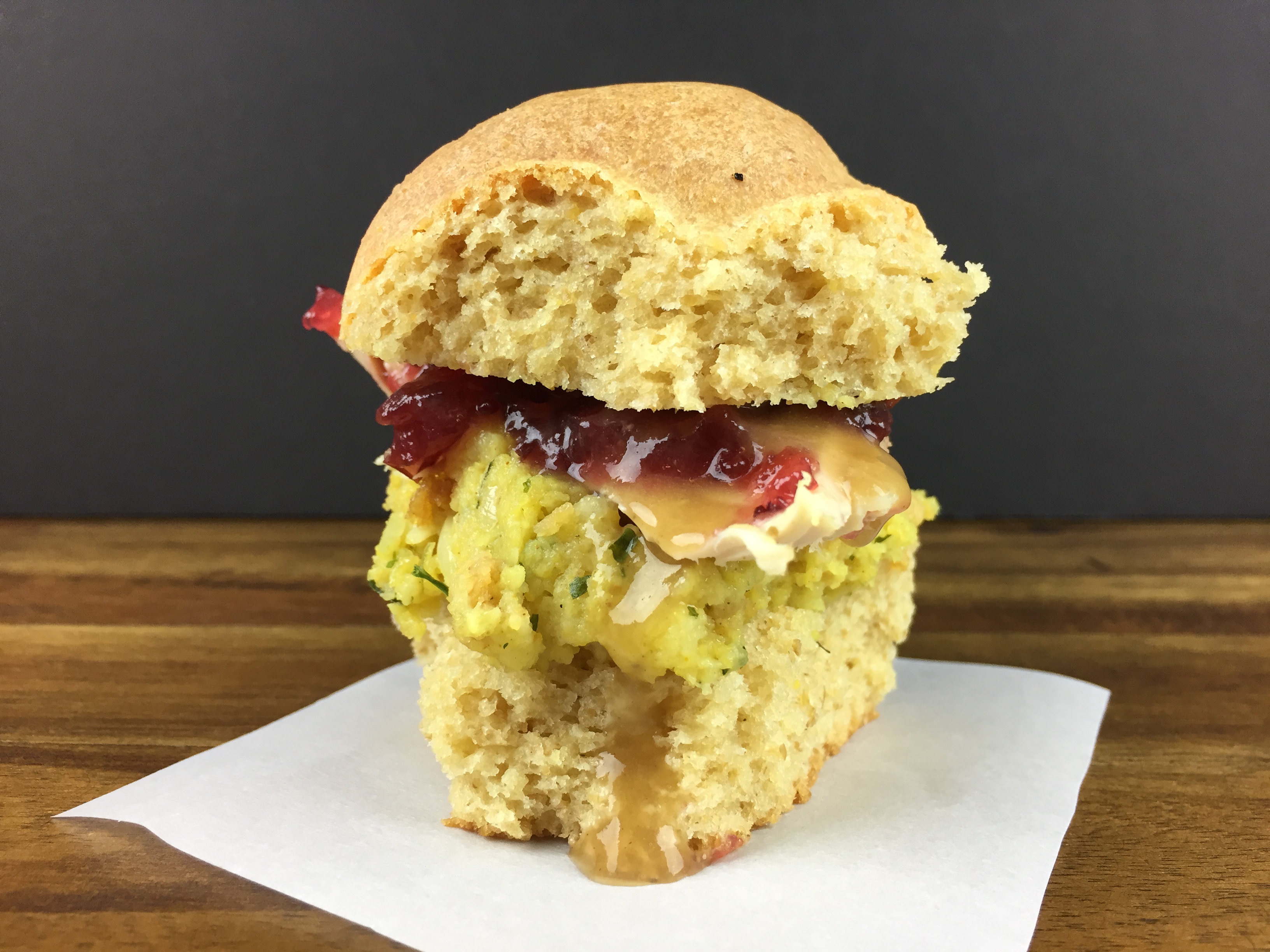 Thumbnail for Thanksgiving Leftovers Sandwich