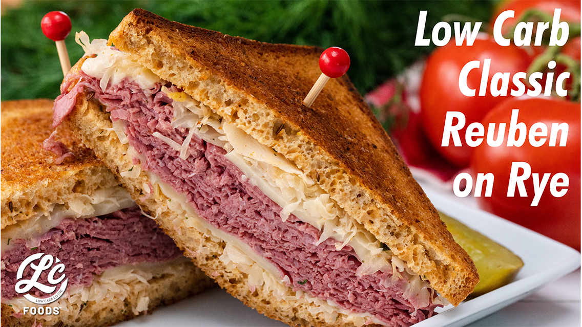 Classic Reuben on Low Carb Rye Bread The LC Foods Community