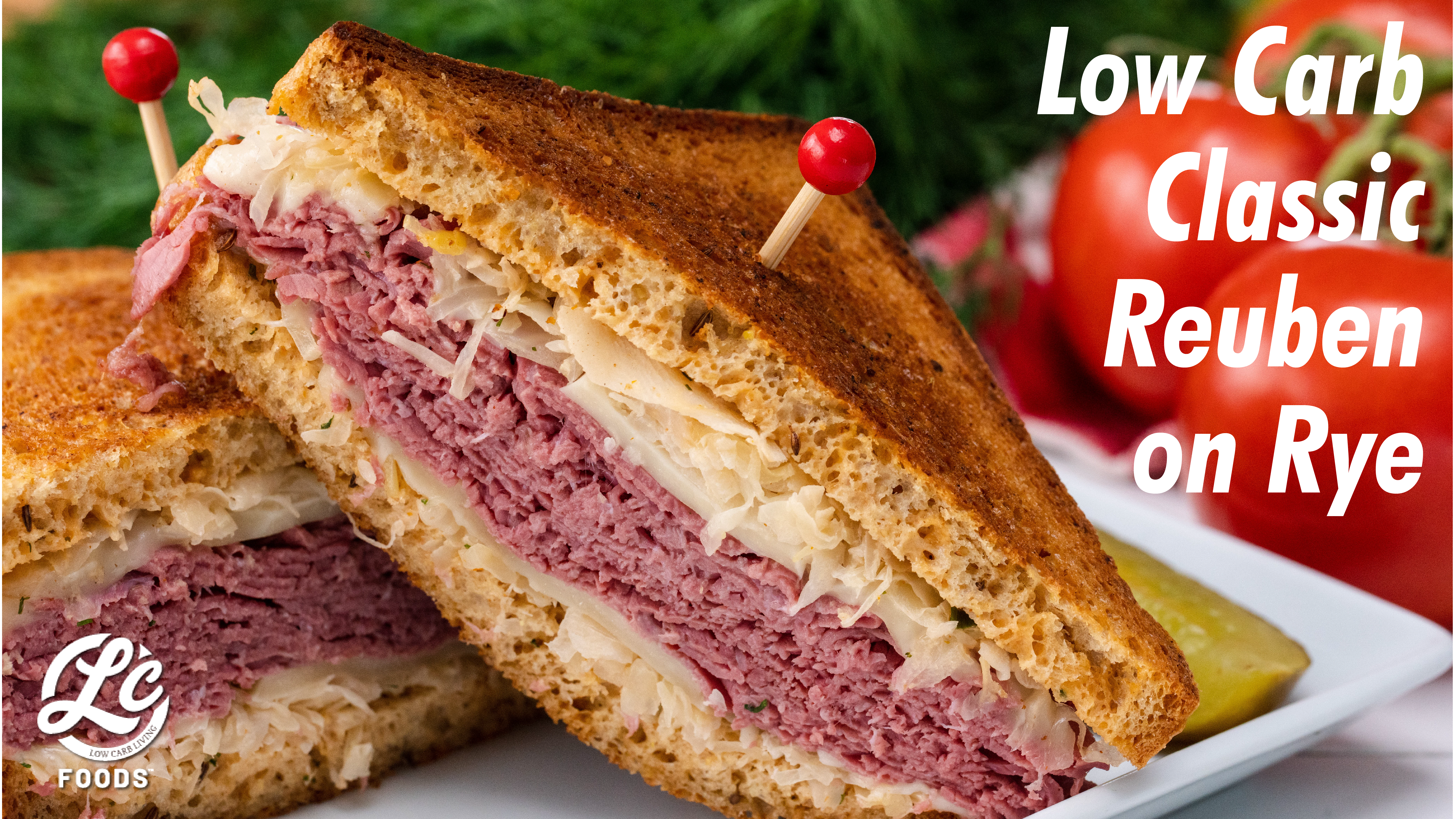 Thumbnail for Classic Reuben on Low Carb Rye Bread