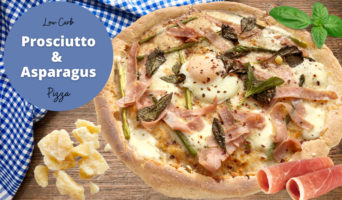 Thumbnail for Prosciutto Asparagus Pizza