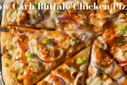 Thumbnail for Low Carb Buffalo Chicken Pizza