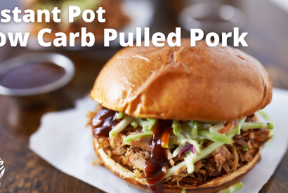 Thumbnail for Instant Pot Low Carb Pulled Pork Sandwiches