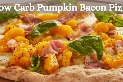 Thumbnail for Low Carb Pumpkin Bacon Pizza