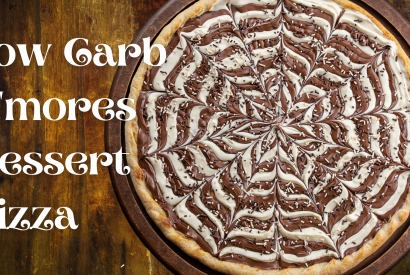 Thumbnail for Low Carb S’mores Dessert Pizza