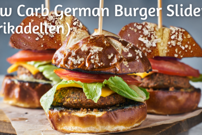 Thumbnail for Low Carb German Burger Sliders (Frikadellen)