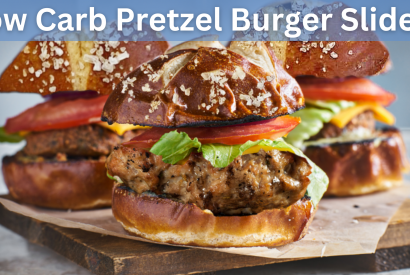 Thumbnail for Low Carb Pretzel Burger Sliders