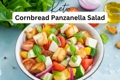 Thumbnail for Keto Cornbread Panzanella Salad