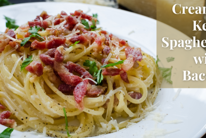 Thumbnail for Creamy Keto Spaghetti with Bacon