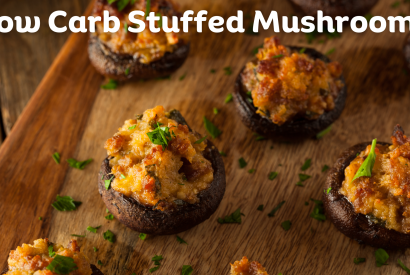 Thumbnail for Low Carb Stuffed Mushrooms