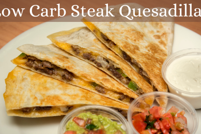 Thumbnail for Low Carb Steak Quesadillas
