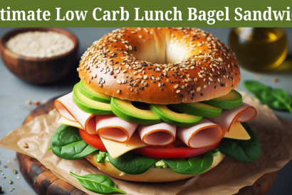 Thumbnail for Ultimate Low Carb Lunch Bagel Sandwich