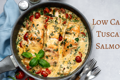 Thumbnail for Low Carb Tuscan Salmon