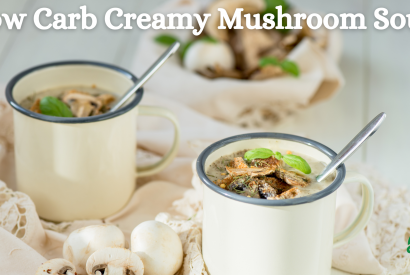 Thumbnail for Low Carb Creamy Mushroom Soup
