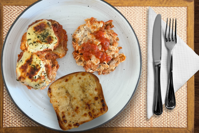 Thumbnail for Low Carb Eggplant Parmesan with Fettuccine