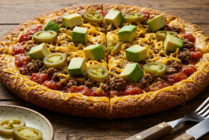 Thumbnail for Low Carb Taco Pizza