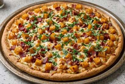 Thumbnail for Low Carb Pumpkin Bacon Pizza