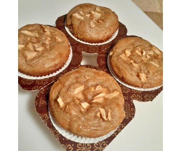 Low Carb Caramel Apple Muffins 4 Pack - Fresh Baked