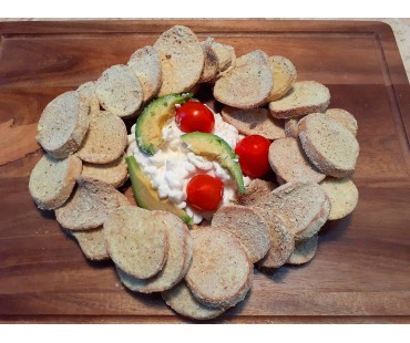 Low Carb Garden Ranch Bagel Chips - Fresh Baked