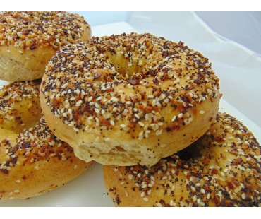 Low Carb NY Style Everything Bagels 10 pack - Fresh Baked