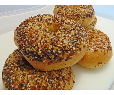 Low Carb NY Style Everything Bagels 10 pack - Fresh Baked