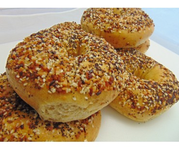 Low Carb NY Style Everything Bagels 3 pack - Fresh Baked