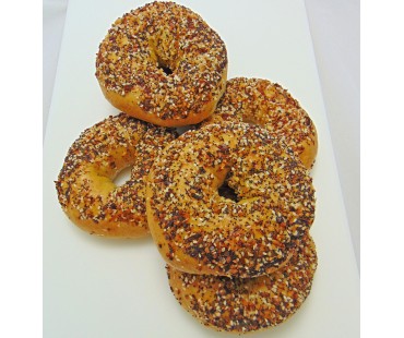 Low Carb NY Style Everything Bagels 3 pack - Fresh Baked