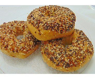 Low Carb NY Style Everything Bagels 3 pack - Fresh Baked