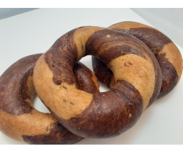 Low Carb NY Style Marbled Bagels 3 pack - Fresh Baked
