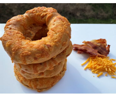 Low Carb NY Style Bacon Cheddar Bagels 3 pack - Fresh Baked