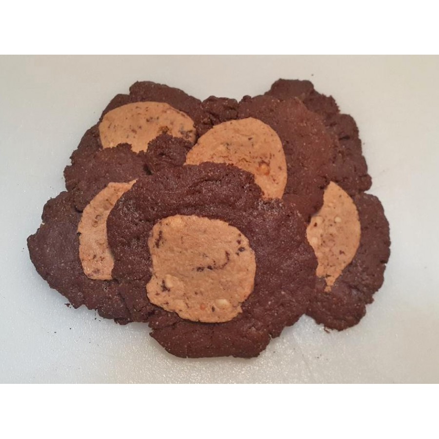 Chocolate Peanut Butter Drop Cookies Fresh Baked