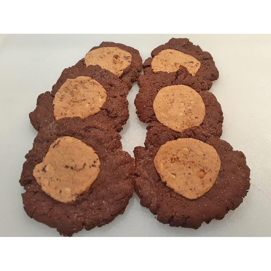 Chocolate Peanut Butter Drop Cookies Fresh Baked