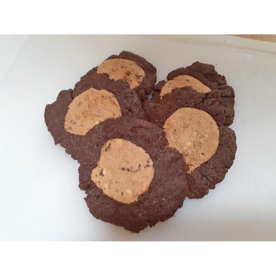 Chocolate Peanut Butter Drop Cookies Fresh Baked