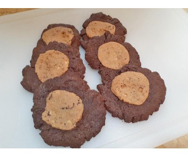 Chocolate Peanut Butter Drop Cookies - Fresh Baked