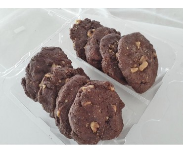 Low Carb Chocolate Walnut Cookies - Fresh Baked