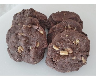 Low Carb Chocolate Walnut Cookies - Fresh Baked