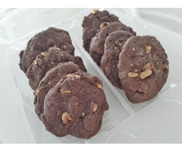Low Carb Chocolate Walnut Cookies - Fresh Baked