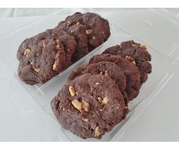 Low Carb Chocolate Walnut Cookies - Fresh Baked