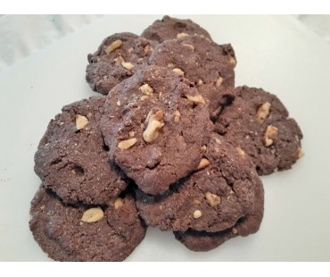 Low Carb Chocolate Walnut Cookies - Fresh Baked