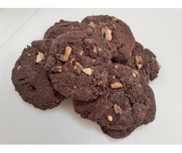 Low Carb Chocolate Walnut Cookies - Fresh Baked