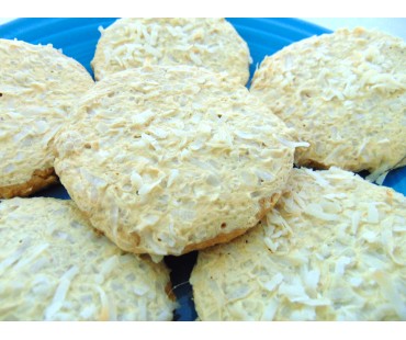 Low Carb Coconut Chew Cookies - Fresh Baked